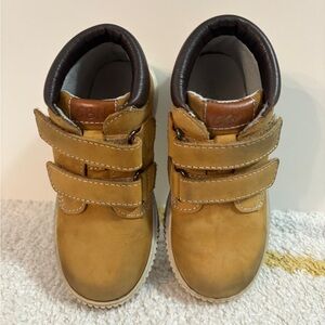 Kids Tan Leather Shoes